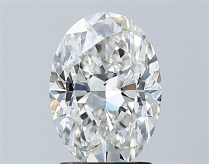 Picture of Natural Diamond 2.03 Carats, Oval with  Cut, F Color, VS2 Clarity and Certified by GIA