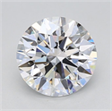 Lab Grown Diamond 2.06 Carats, Round with Ideal Cut, D Color, VVS1 Clarity and Certified by IGI