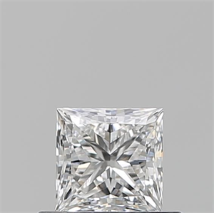 Picture of Natural Diamond 0.50 Carats, Princess with  Cut, E Color, VVS2 Clarity and Certified by GIA