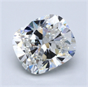 Natural Diamond 5.01 Carats, Cushion with  Cut, G Color, VS1 Clarity and Certified by GIA