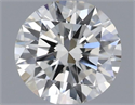 Diamante Natural 0.50 quilates, Redondo , Color J, claridad VVS1 y certificado GIA
