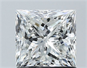 Natural Diamond 1.21 Carats, Princess with  Cut, G Color, VS1 Clarity and Certified by GIA
