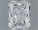 Natural Diamond 0.50 Carats, Radiant with  Cut, E Color, VS2 Clarity and Certified by GIA