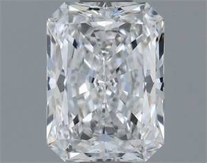 Picture of Natural Diamond 0.50 Carats, Radiant with  Cut, E Color, VS2 Clarity and Certified by GIA
