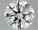 Del inventario de diamantes de laboratorio, 4.10 quilates, Redondo , Color G, claridad VS1 y certificado IGI