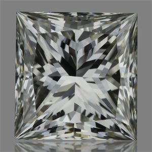 Picture of Natural Diamond 0.50 Carats, Princess with  Cut, J Color, VS1 Clarity and Certified by GIA