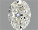 Diamante Natural 0.90 quilates, Ovalado , Color F, claridad SI1 y certificado GIA