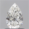 Diamante Natural 0.54 quilates, De pera , Color F, claridad VS1 y certificado GIA