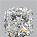 Diamante Natural 1.71 quilates, Del cojín , Color H, claridad SI1 y certificado GIA