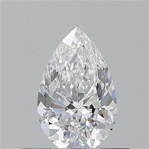 Picture of Natural Diamond 0.50 Carats, Pear with  Cut, E Color, VS2 Clarity and Certified by GIA