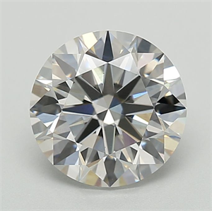 Picture of Lab Grown Diamond 1.36 Carats, Round with Ideal Cut, G Color, VS1 Clarity and Certified by IGI