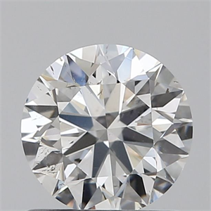 Foto Diamante Natural 0.80 quilates, Redondo , Color G, claridad SI2 y certificado GIA de