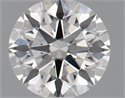 Lab Grown Diamond 0.74 Carats, Round with Ideal Cut, E Color, VS1 Clarity and Certified by IGI
