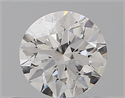 Natural Diamond 0.50 Carats, Round with Very Good Cut, F Color, SI1 Clarity and Certified by GIA