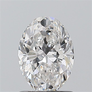 Foto Diamante Natural 1.01 quilates, Ovalado , Color F, claridad SI2 y certificado GIA de