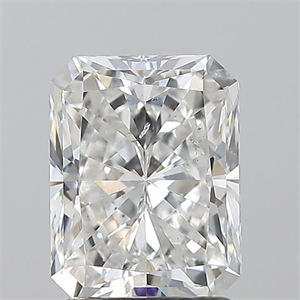 Foto Diamante Natural 2.02 quilates, Radiante , Color F, claridad SI2 y certificado GIA de