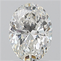 Natural Diamond 1.20 Carats, Oval with  Cut, F Color, SI1 Clarity and Certified by GIA