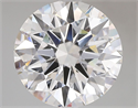 Lab Grown Diamond 5.07 Carats, Round with Ideal Cut, E Color, VVS2 Clarity and Certified by IGI