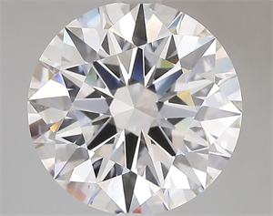 Picture of Lab Grown Diamond 5.07 Carats, Round with Ideal Cut, E Color, VVS2 Clarity and Certified by IGI