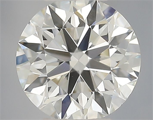 Picture of Natural Diamond 0.40 Carats, Round with Excellent Cut, G Color, VVS2 Clarity and Certified by IGI