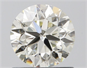 Diamante Natural 0.90 quilates, Redondo , Color J, claridad VVS2 y certificado IGI