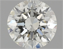 Natural Diamond 0.90 Carats, Round with Excellent Cut, H Color, SI1 Clarity and Certified by IGI