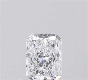 Picture of Natural Diamond 0.50 Carats, Radiant with  Cut, D Color, VS2 Clarity and Certified by GIA
