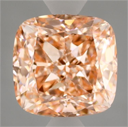 Picture of Lab Grown Diamond 3.10 Carats, CUSHION MODIFIED with  Cut, Fancy Vivid Pink Color, VVS2 Clarity and Certified by IGI