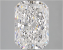 Diamante Natural 4.52 quilates, Radiante , Color D, claridad SI1 y certificado GIA