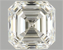 Natural Diamond 0.90 Carats, Asscher with  Cut, I Color, IF Clarity and Certified by IGI