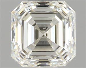 Picture of Natural Diamond 0.90 Carats, Asscher with  Cut, I Color, IF Clarity and Certified by IGI