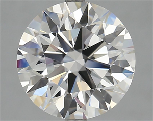 Picture of Lab Grown Diamond 4.72 Carats, Round with Ideal Cut, G Color, VVS2 Clarity and Certified by IGI