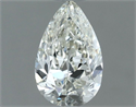 Natural Diamond 0.50 Carats, Pear with  Cut, I Color, VVS1 Clarity and Certified by IGI