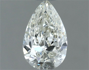 Picture of Natural Diamond 0.50 Carats, Pear with  Cut, I Color, VVS1 Clarity and Certified by IGI