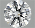 Lab Grown Diamond 0.98 Carats, Round with Ideal Cut, D Color, VVS2 Clarity and Certified by IGI