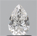 Diamante Natural 0.71 quilates, De pera , Color F, claridad VS1 y certificado GIA