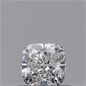 Diamante Natural 0.41 quilates, Del cojín , Color D, claridad VVS1 y certificado GIA