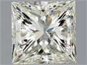 Natural Diamond 1.50 Carats, Princess with  Cut, L Color, SI1 Clarity and Certified by GIA
