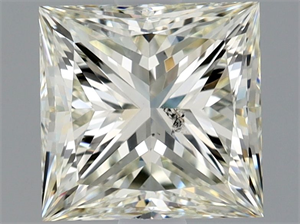 Picture of Natural Diamond 1.50 Carats, Princess with  Cut, L Color, SI1 Clarity and Certified by GIA