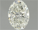 Diamante Natural 0.50 quilates, Ovalado , Color J, claridad IF y certificado IGI