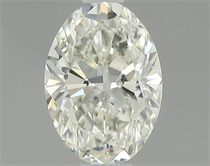 Picture of Natural Diamond 0.50 Carats, Oval with  Cut, J Color, IF Clarity and Certified by IGI
