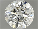 Natural Diamond 1.14 Carats, Round with Excellent Cut, J Color, SI2 Clarity and Certified by IGI