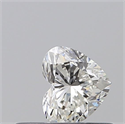 Natural Diamond 0.32 Carats, Heart with  Cut, G Color, VS2 Clarity and Certified by GIA