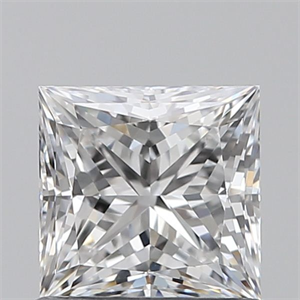 Foto Diamante Natural 0.90 quilates, Princesa , Color D, claridad VS1 y certificado GIA de