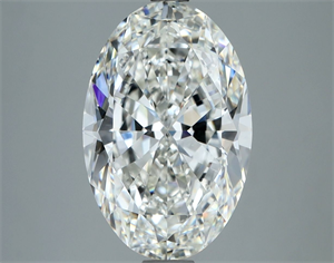 Picture of Natural Diamond 4.02 Carats, Oval with  Cut, H Color, VS1 Clarity and Certified by GIA