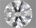 Natural Diamond 0.81 Carats, Round with Excellent Cut, H Color, SI1 Clarity and Certified by GIA