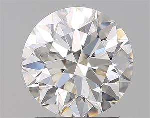 Picture of Natural Diamond 1.90 Carats, Round with Excellent Cut, H Color, VS1 Clarity and Certified by GIA