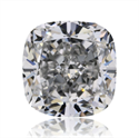 Natural Diamond 0.60 Carats, Cushion with  Cut, D Color, SI1 Clarity and Certified by GIA