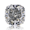 Natural Diamond 0.60 Carats, Cushion with  Cut, D Color, SI1 Clarity and Certified by GIA