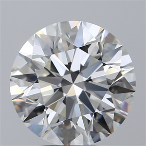 Picture of Natural Diamond 3.01 Carats, Round with Excellent Cut, H Color, VVS1 Clarity and Certified by GIA